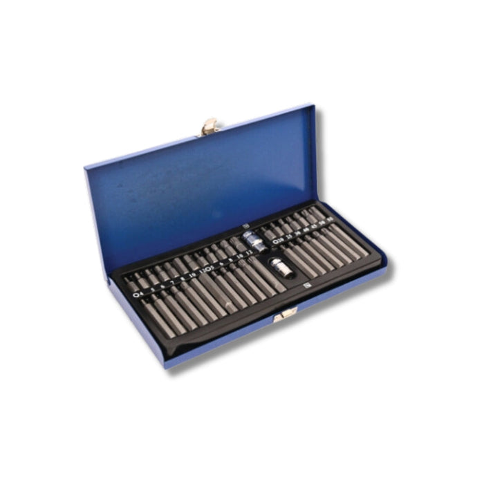 Micro-Tec | Bit Set Hex, Star & Spline Bit Set 40Pc