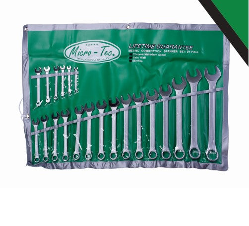 Micro-Tec | Spanner Set Combination 6-32mm 21Pc-Toolcraft