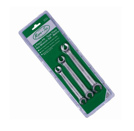 Micro-Tec | Wrench Flare Nut Set 10-17mm 3Pc-Toolcraft