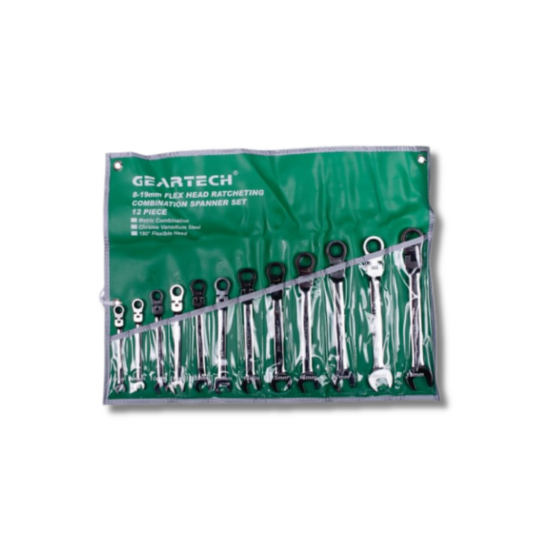 Micro-Tec | Wrench Ratchet 8-19mm Flex Set-Toolcraft