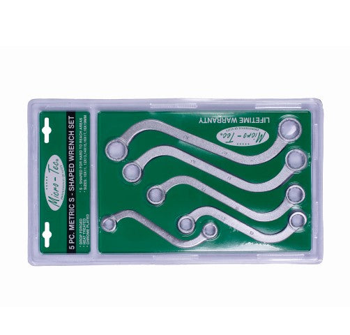Micro-Tec | Wrench S-Shape 10-19mm 5Pc-Toolcraft