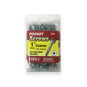 Milescraft | Pocket Screws Coarse 1" 100Pc 25mm Zinc Coated - Toolcraft