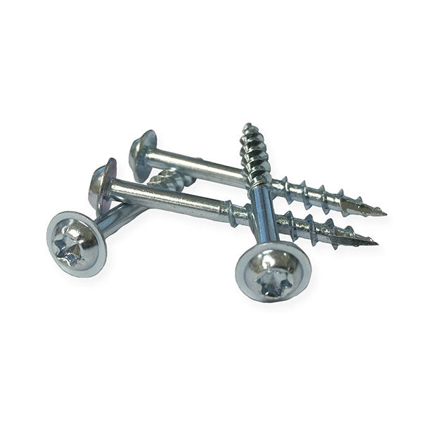 Milescraft | Pocket Screws | Coarse | 1½" 100pc 38mm Zinc Coated - Toolcraft