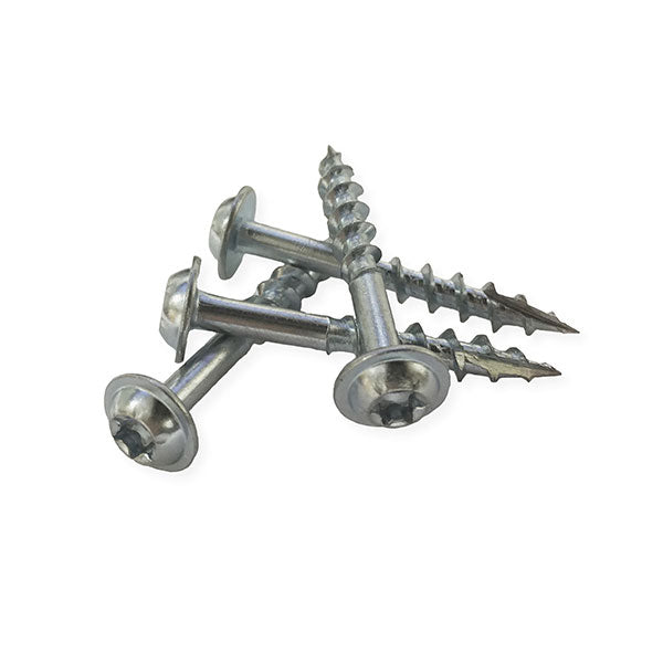 Milescraft | Pocket Screws | Coarse | 1¼" 100pc 32mm Zinc Coated - Toolcraft