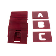Milescraft | Templates Vertical Letters 1 1/2"/38mm 30pc-Toolcraft