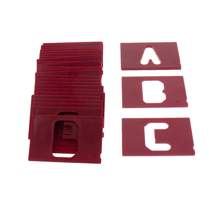 Milescraft | Templates Vertical Letters 1 1/2