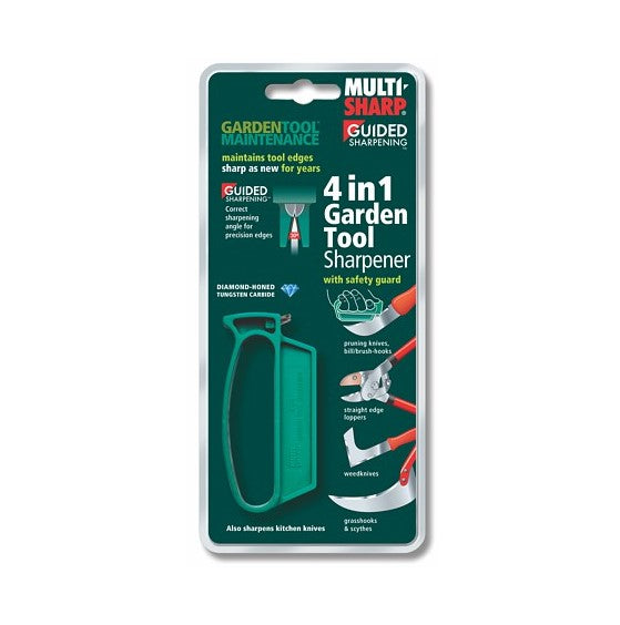 Multi-Sharp | Garden Tool Sharpener, 4 in 1 - Toolcraft