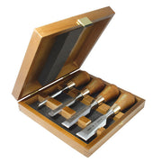Narex Tool Narex | Butt Chisels Wood Line Plus Set of 4 c/w Wooden Presentation Case-Butt Chisel Set- Toolcraft