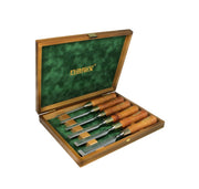Narex Tool Narex | Set of Polished Bevel Edge Chisels PREMIUM 8532 50 in Wooden Box 6Pc-Bevel Edged Chisel Set- Toolcraft