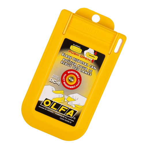 Olfa | Blade Disposal Case with Push-Open Lid-Toolcraft