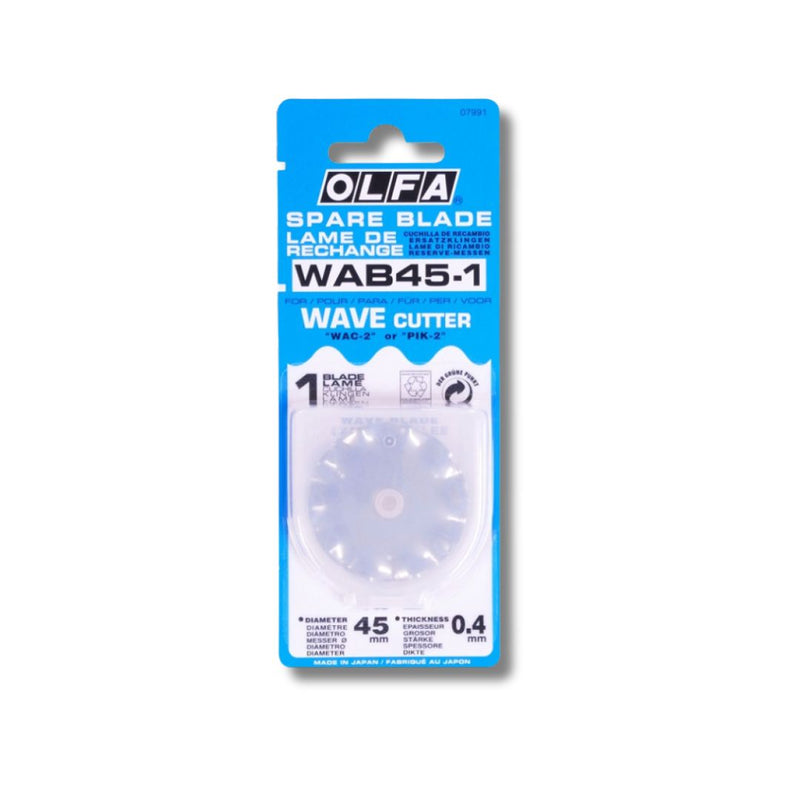 Olfa | Blade Rotary Wave Cutter 45mm 1Pc-Toolcraft