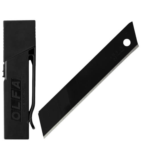 Olfa | Blades Excel Black 30Pk Ultra Sharp 18mm with Belt Clip-Toolcraft
