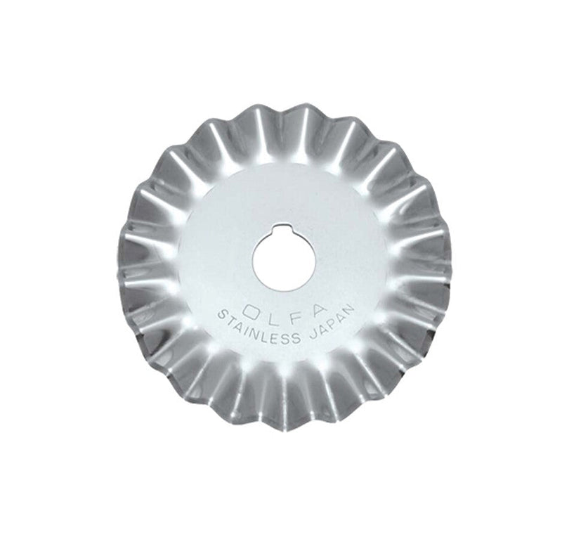 Olfa | Blades Rotary Pinking Cutter 1Pk 45mm-Toolcraft
