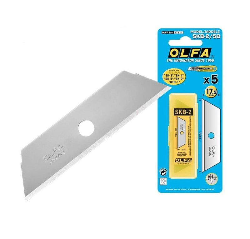 Olfa | Blades SKB-2 5 Pack for UTC1 Cutter 17.5mm-Toolcraft