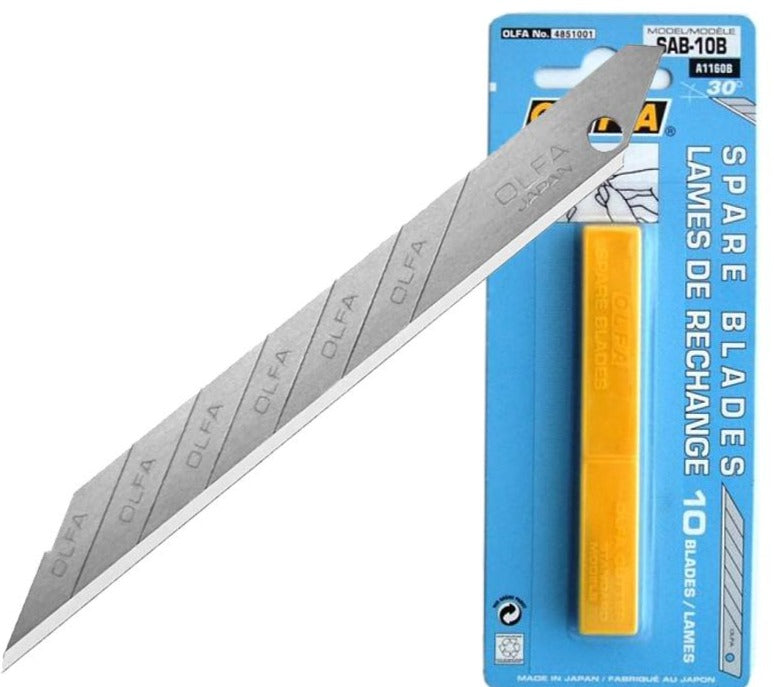 Olfa | Blades for SAC1 9mm | BLASAB10B  (Available Online Only) - Toolcraft