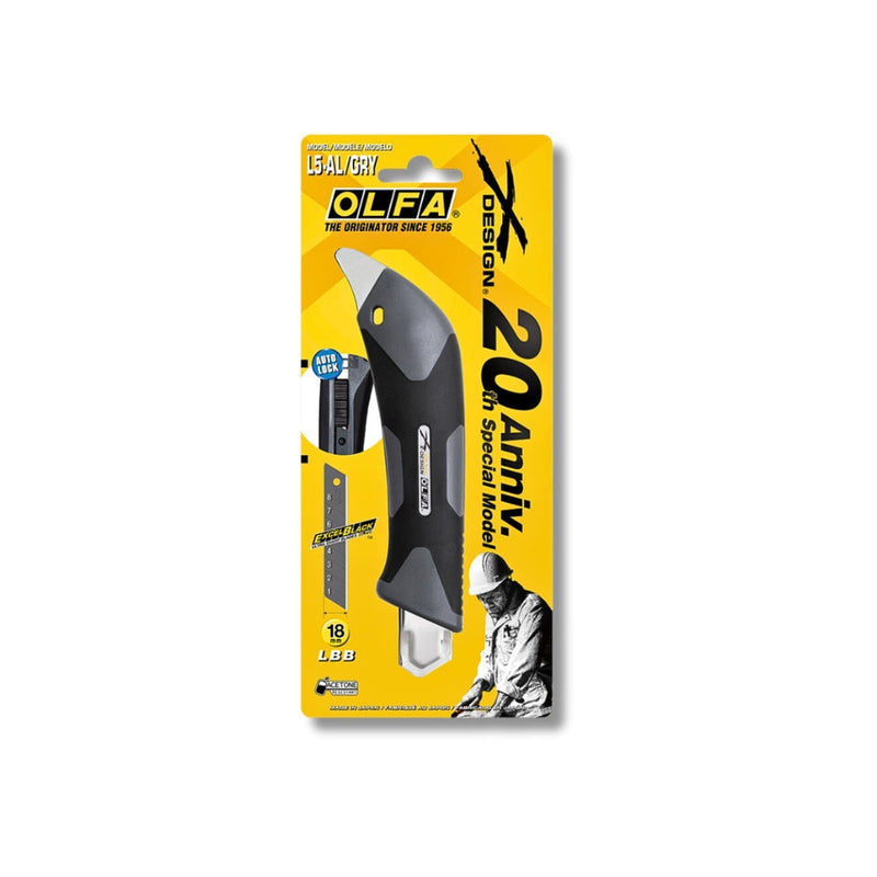 Olfa | Cutter Heavy Duty Cutter Gray Auto Lock-Toolcraft