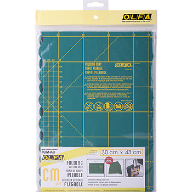 Olfa | Folding Mat for Rotary Cutters 450X320X2.0mm-Toolcraft