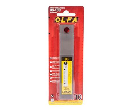 Olfa | Heavy Duty Scraper Blades Pk10 100X0.5mm | BLABS-10B  (Available Online Only) - Toolcraft