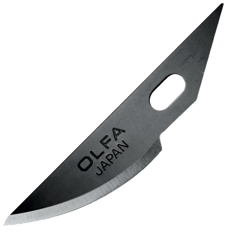 Olfa | KBR Curved Carving Blades 8mm 5Pk for LTD Cutter-Toolcraft