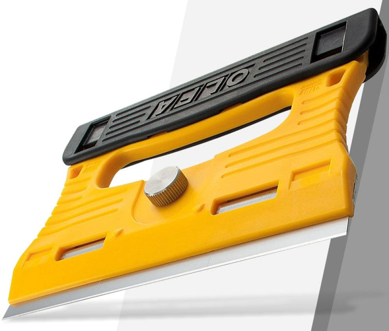Olfa | Professional Glass Scraper S/Steel Blade 120X18mm Incl 4 Blades-Toolcraft