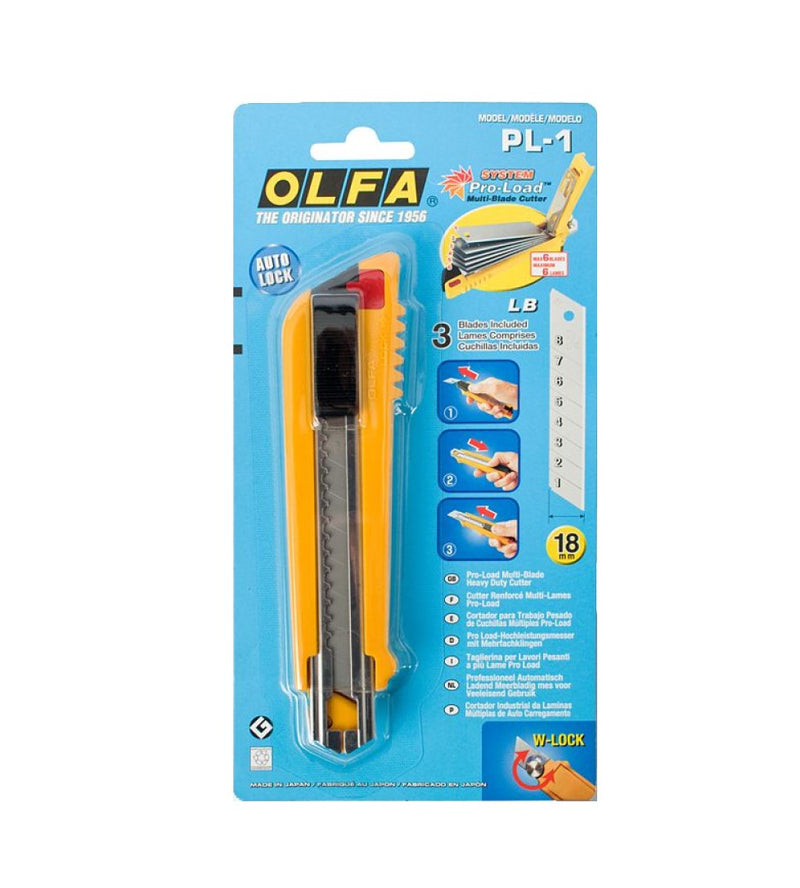 Olfa | Professional Pro Load Heavy Duty Cutter 18mm Blades Auto Reload-Toolcraft