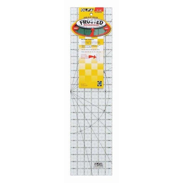 Olfa | Quilt Ruler, Imperial, 6" X 24" - Online Only - Toolcraft