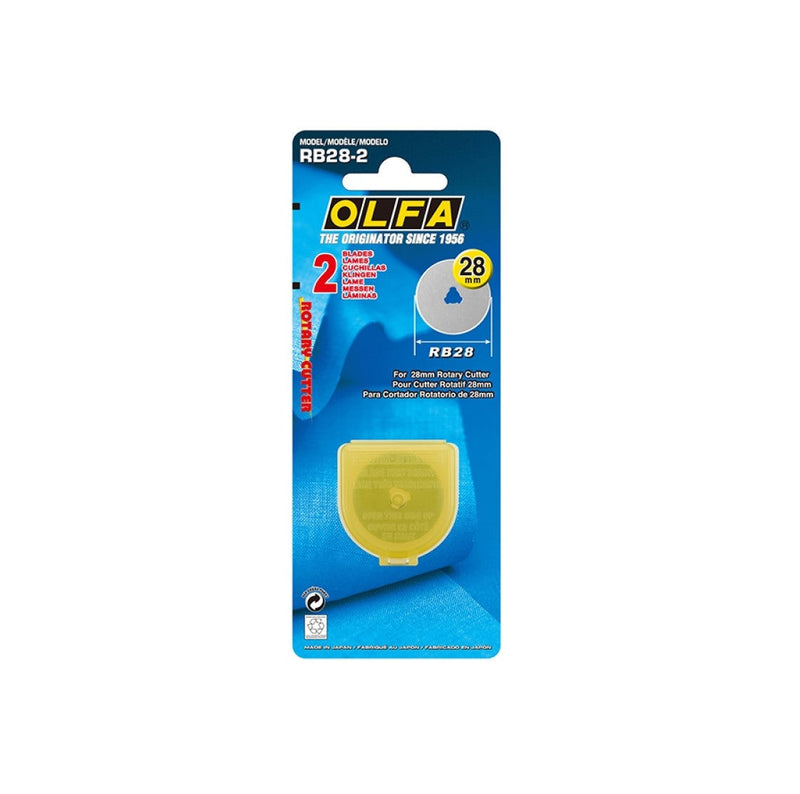 Olfa | Rotary Blades 28mm 2Pk | BLARB282  (Available Online Only) - Toolcraft