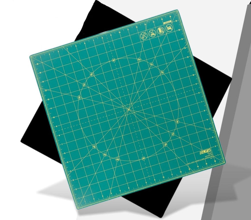 Olfa | Rotating Cutting Mat 43 X 43cm (17" X 17")-Toolcraft
