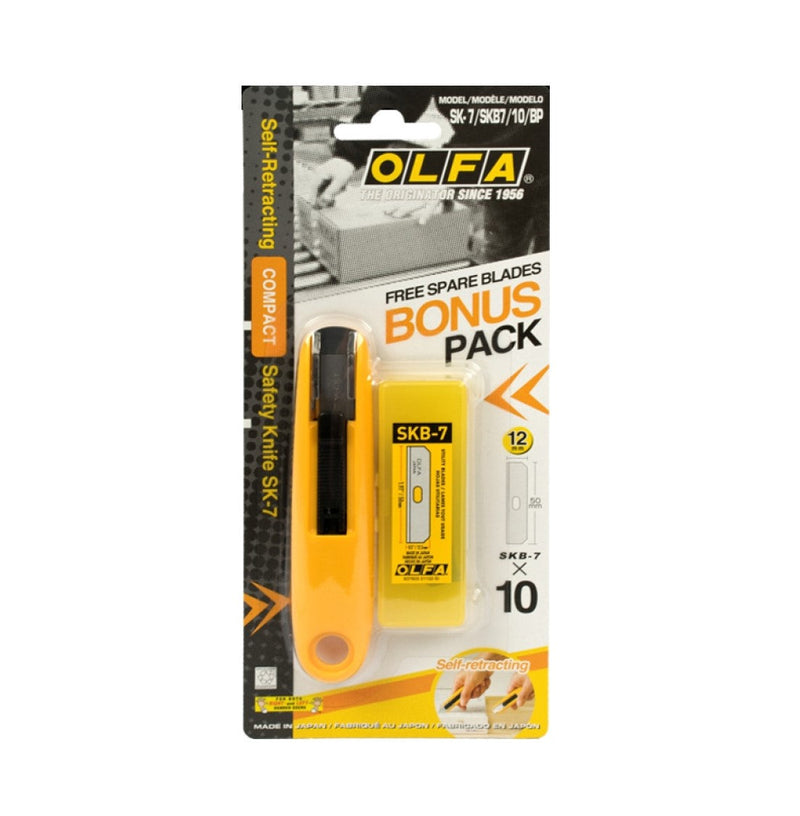 Olfa | Safety Cutter Model SK-7 with X10 Free SKB7 Blades-Toolcraft