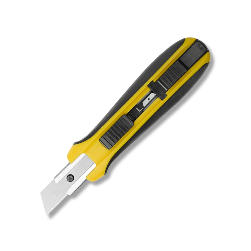 Olfa | Utility Knife With Solid Blade Heavy Duty Non Slip Grip-Toolcraft