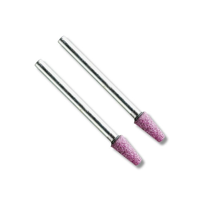 PG mini Professional | Ruby Grinding Stones 5X10mm.Cone.Sh2.35mm.2Pcs