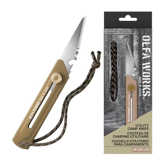 Olfa | Utility Camp Knife Sand Colour