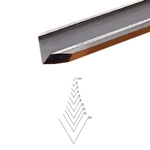 Pfeil | Swiss Carving Chisel, #12/8, V-Parting, 60º, Full Size, 8mm(Online On ly) - Toolcraft