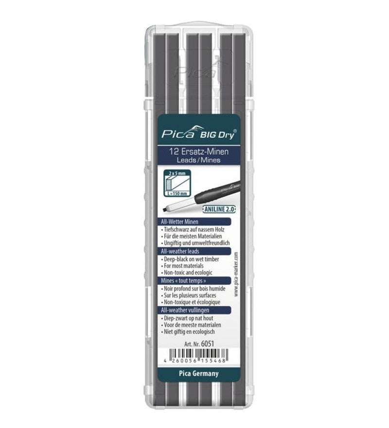 Pica | BIG Dry Refill Aniline All Weather Leads-Toolcraft