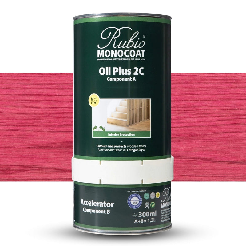 Rubio Monocoat | Oil Plus 2C Gold Label - Trend Pomegranate Pink 1.3L-Toolcraft