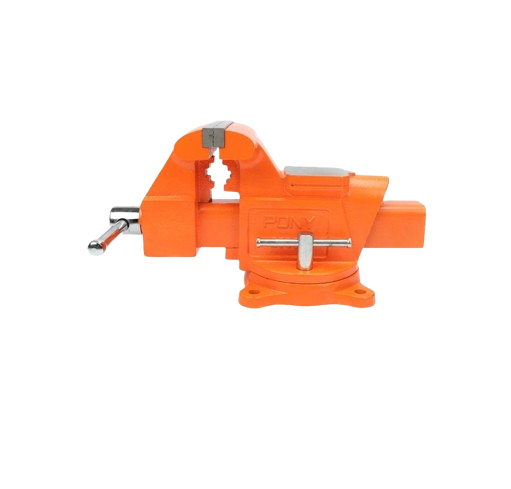 Pony | Heavy Duty Bench Vice 6" with Swivel Base-Toolcraft