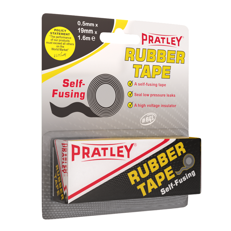 Pratley | Rubber Tape Self Fusing 05,X19mmX1.6m-Toolcraft