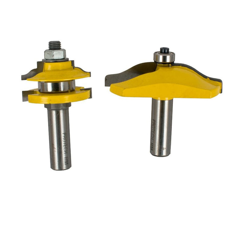 Pro-Tech | Router Bit 2Pc Rail & Style & Panel Raiser