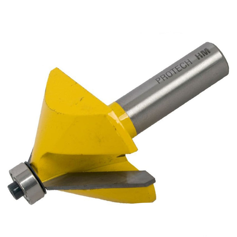 Pro-Tech | Router Bit Chamfer 2-1/4" X 1-1/4" 1/2" Shank