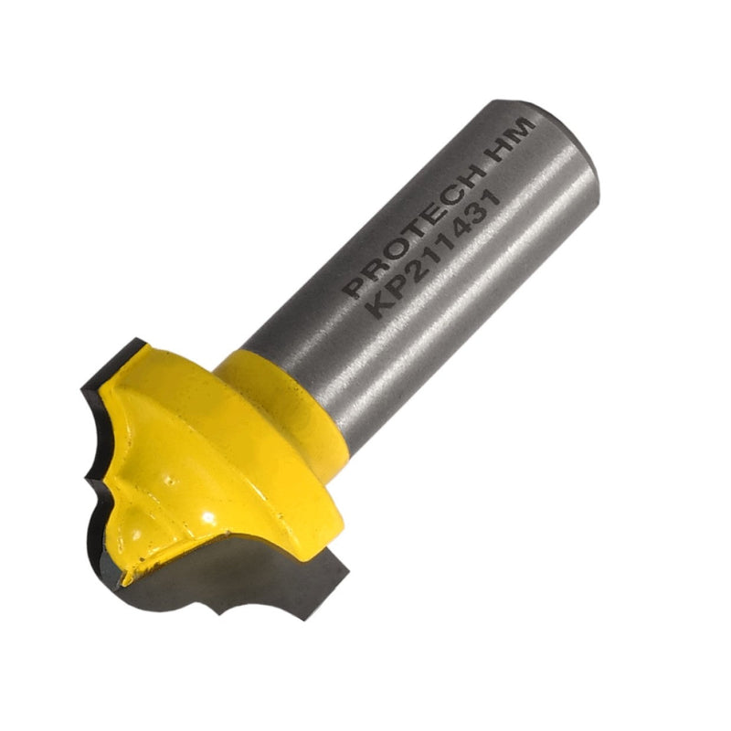 Pro-Tech | Router Classical Plunge Bit 1" X 15/8" (7/32" Diameter) 1/2" Shank - Toolcraft