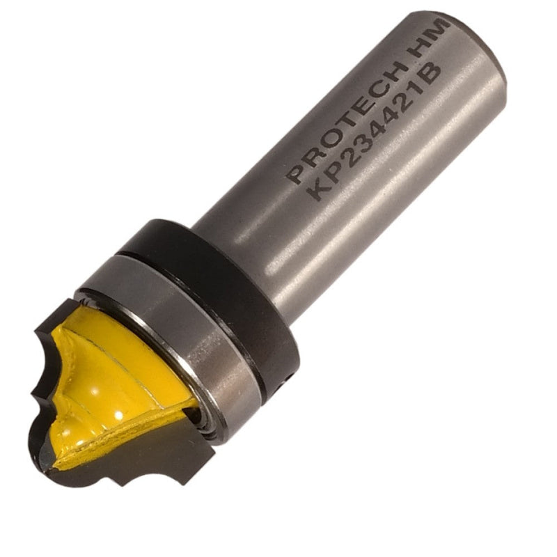 Pro-Tech | Router Bit Classical Plunge Cutting 3/4" X 1/2" with Top Bearing (5/32" Diameter)-Toolcraft