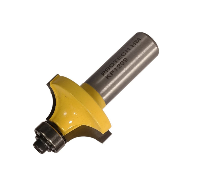 Pro-Tech | Router Corner Round 3/8" Radius X 1/2" Shank - Toolcraft
