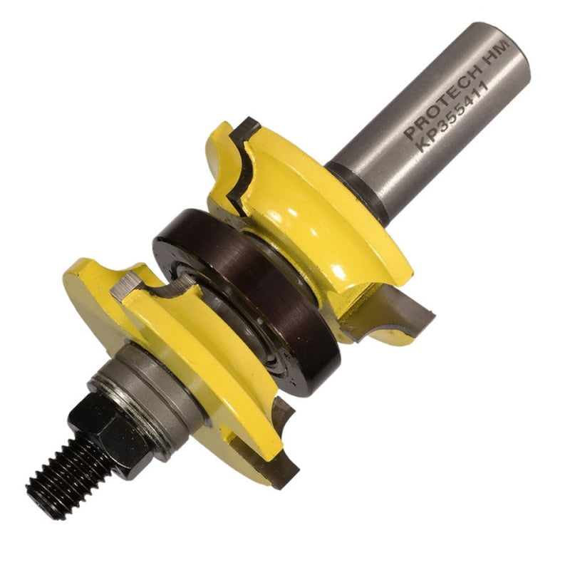 Pro-Tech | Router Bit Double Round Over 1-3/4" X 9.5-28.6mm 6,35mm Shank-Toolcraft