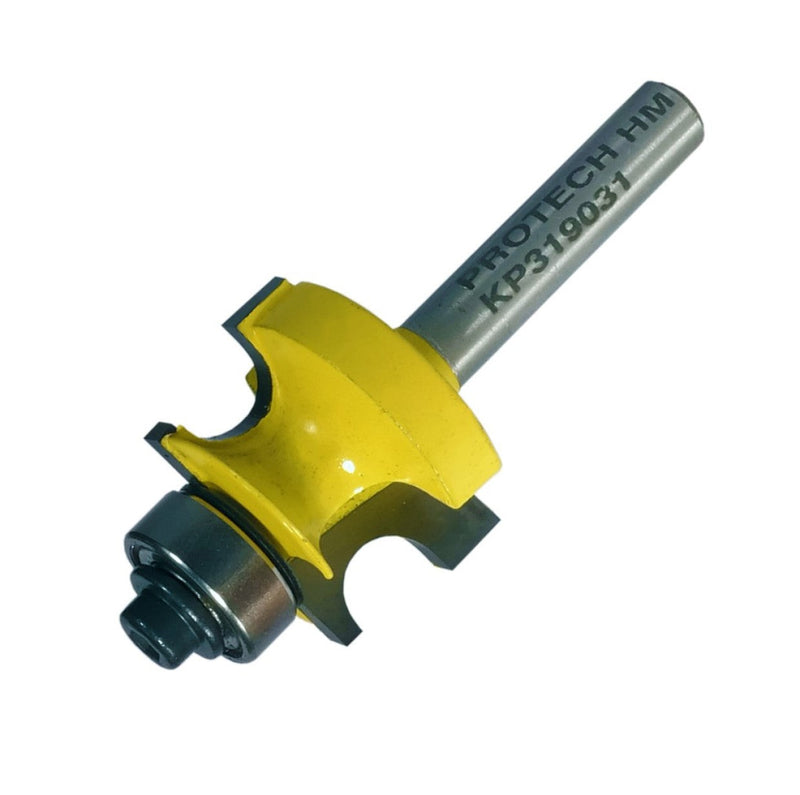 Pro-Tech | Router Edge Beading Bit 5/16" x 5/8" 5/32" Radius 1/4" Shank - Toolcraft