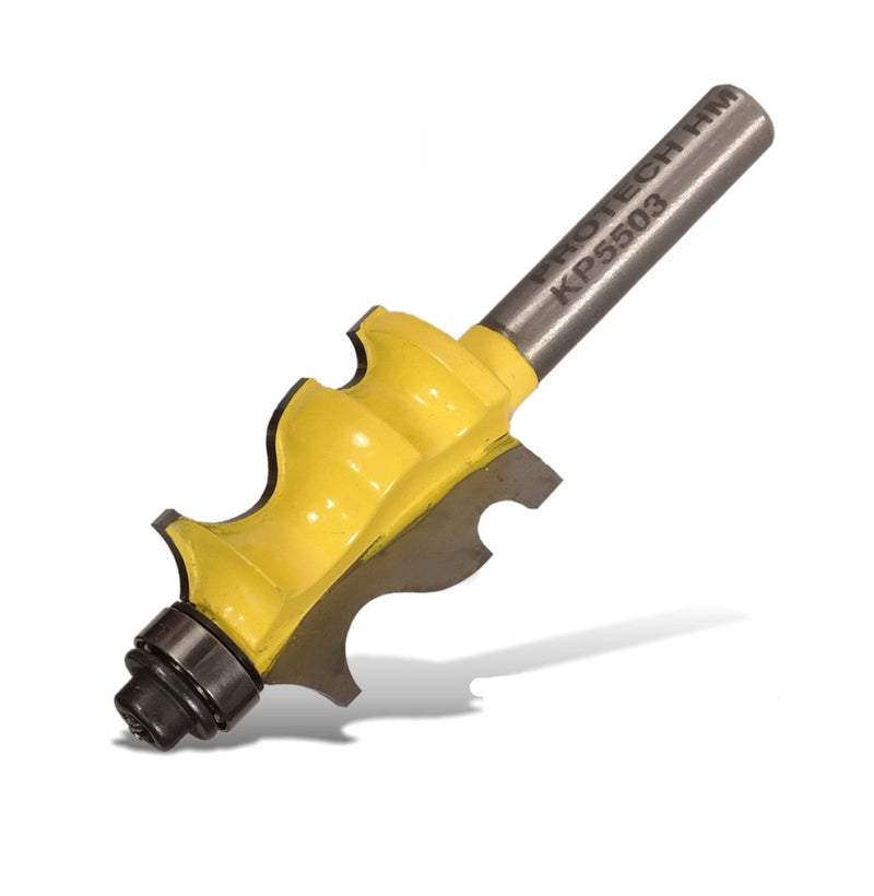 Pro-Tech | Router Face Mould Bit 1" X 27mm 1/4" Shank - Toolcraft