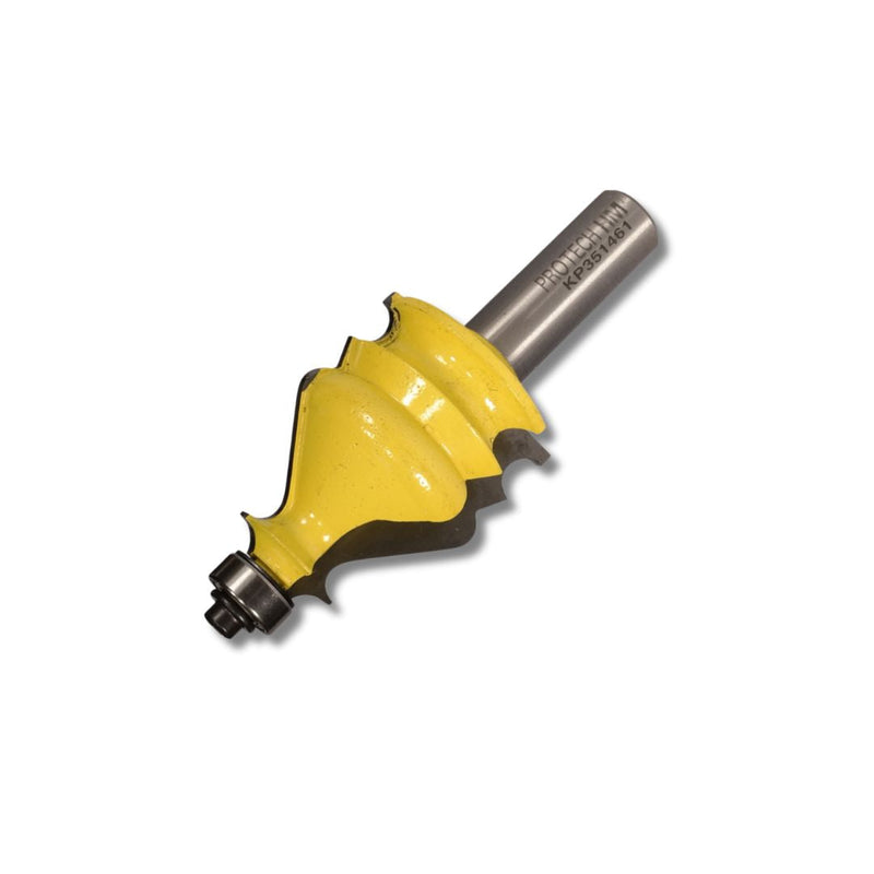 Pro-Tech | Router Bit Face Mould 1-3/8" X 1-5/8" Radius 1/8" 1/2" Shank-Toolcraft
