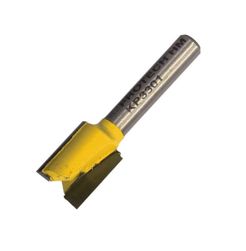 Pro-Tech | Router Mortising Bit 1/2" x 10mm 1/4" Shank - Toolcraft