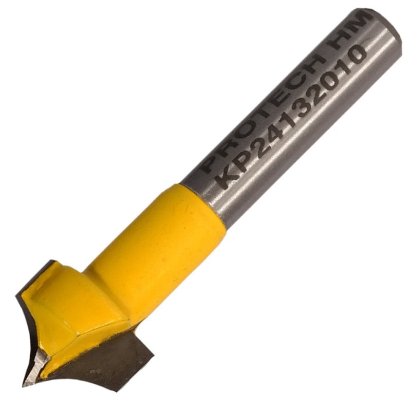 Pro-Tech | Router Bit Panel Mould 13X12.5mm Point Cutting Quarter Round Radius 5/16" 1/4" Shank-Toolcraft