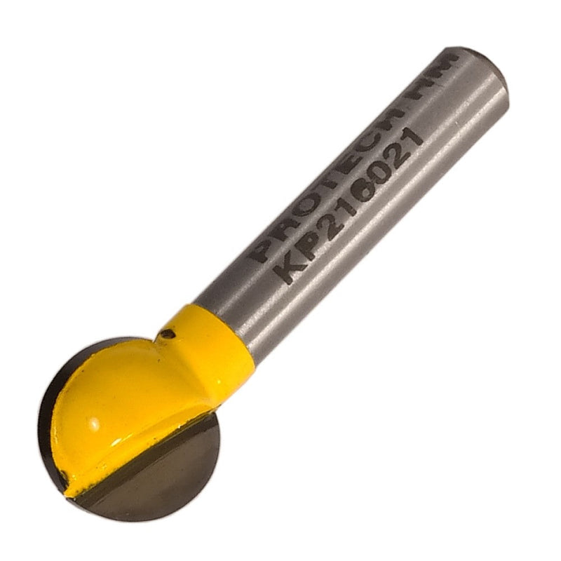 Pro-Tech | Router Bit Plunge Cutting Ball 1/2" X 1/2" 1/4" Shank-Toolcraft