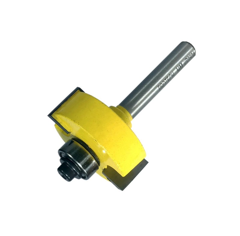Pro-Tech | Router Bit, Rabbeting, 1-1/4" X 3/8" X 3/8" Depth, 1/4" Shank - Toolcraft